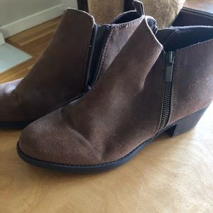 Never worn Brown booties